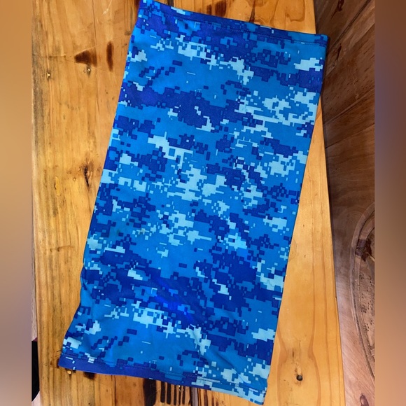 Face Scarf Mask Breathable Bandana Balaclava,Sun UV Protection Camouflage Blue - Picture 3 of 8